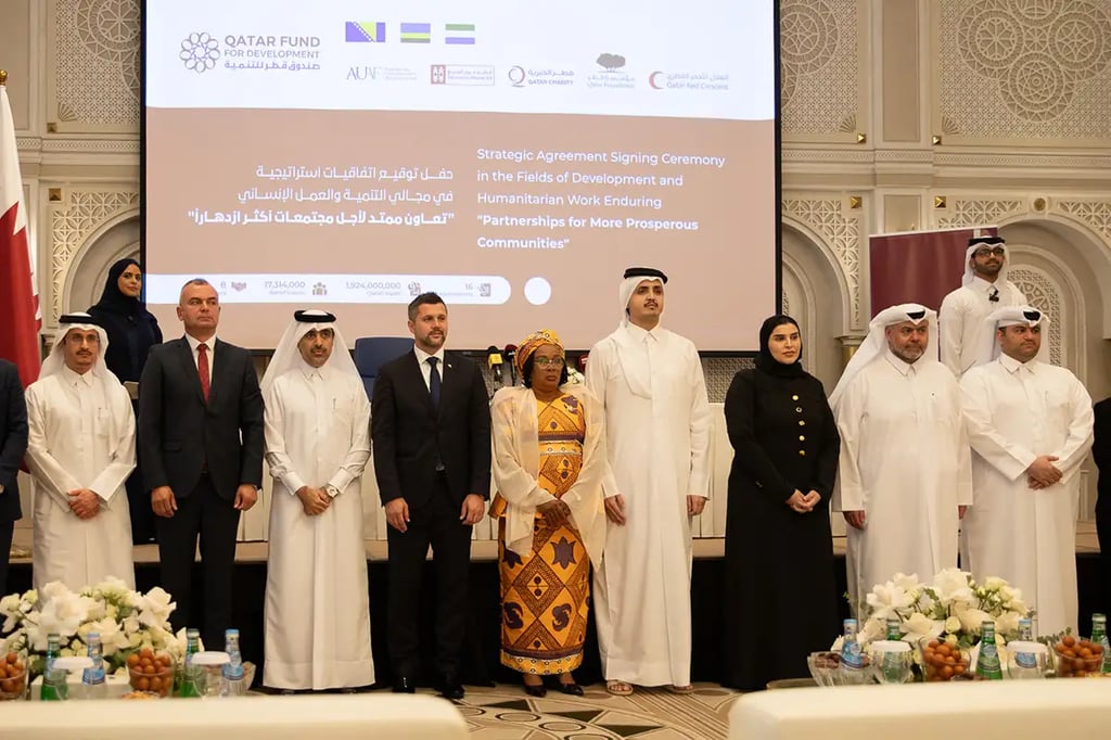 Qatar Fund for Development expands global aid reach with new agreements supporting over 17 million worldwide