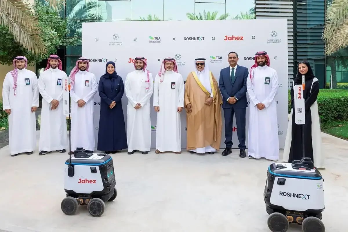 Saudi self-driving delivery