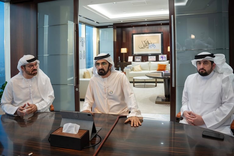 Sheikh Mohammed launches AI-powered system for improving government performance