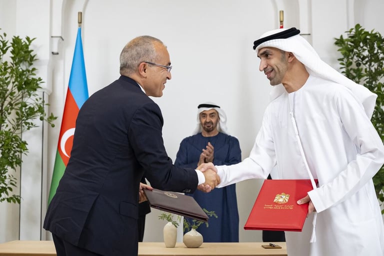 UAE and Azerbaijan sign CEPA to boost trade, investment flows in vital sectors