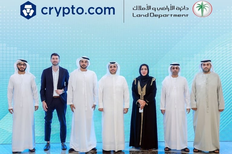 Dubai Land Department partners with Crypto.com to explore blockchain for virtual real estate investment