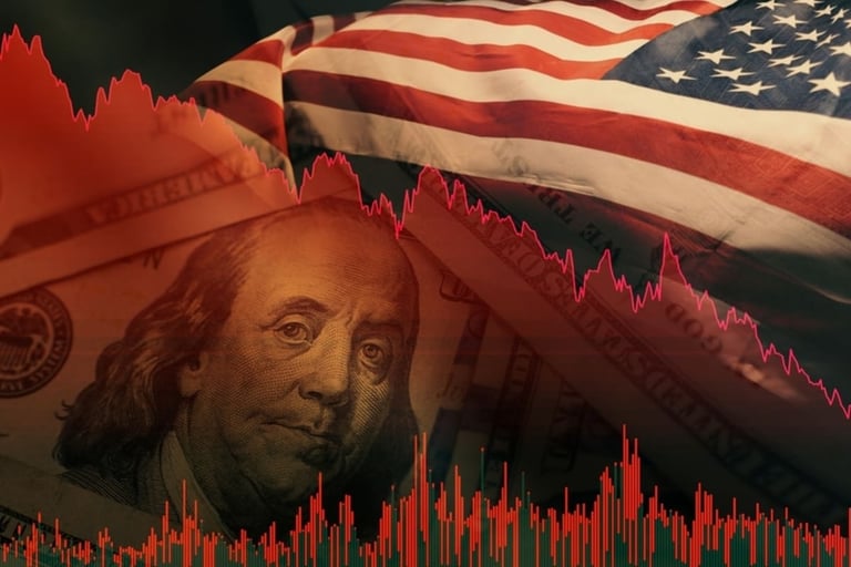 What triggered the sharpest dollar drop in 2025?