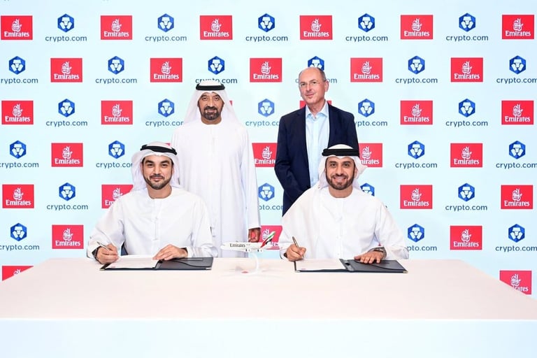 Emirates partners with Crypto.com to integrate crypto payments into air travel