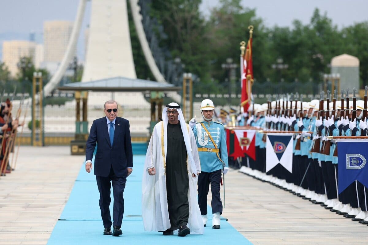 UAE President arrives in Türkiye on state visit