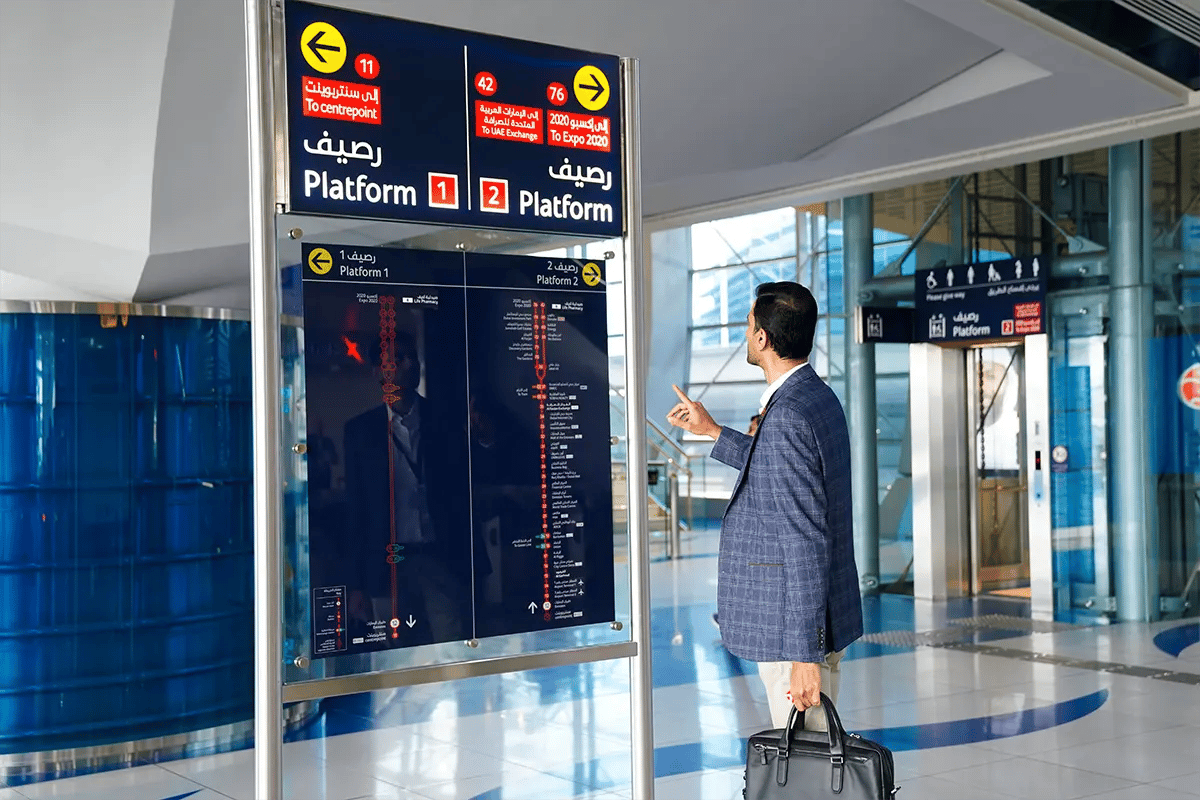 Dubai Metro stations get signage overhaul to improve passenger experience