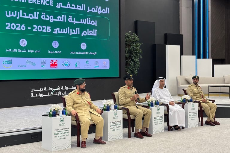 Dubai Police launches back-to-school safety plan, deploying 750 personnel to ensure student well-being