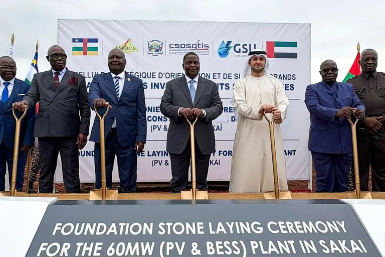 GSU breaks ground on 50MW solar plant in Central African Republic to power 300,000 homes