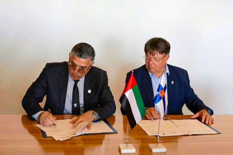 UAE partners with Finland to strengthen cooperation in meteorology, polar research