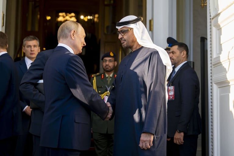 UAE President to begin official visit to Russia on Thursday