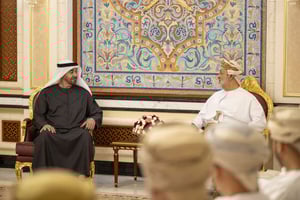 UAE President and Oman’s Sultan Haitham discuss advancing GCC initiatives, fostering prosperity across member states