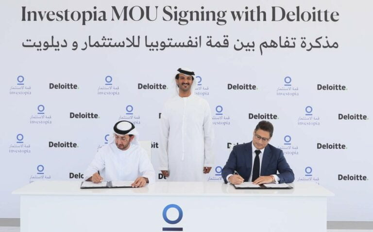 Investopia investment summit signs MoU with Deloitte ME