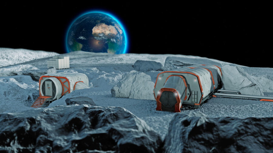 Moon colony