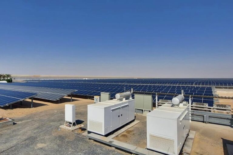 A new energy storage solution installed at UAE’s solar power station