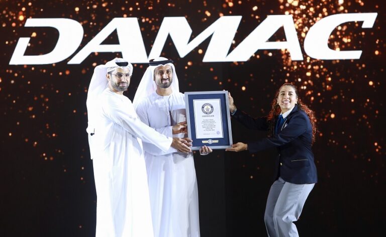 DAMAC Group breaks Guinness record for highest altitude skydiving fireworks display