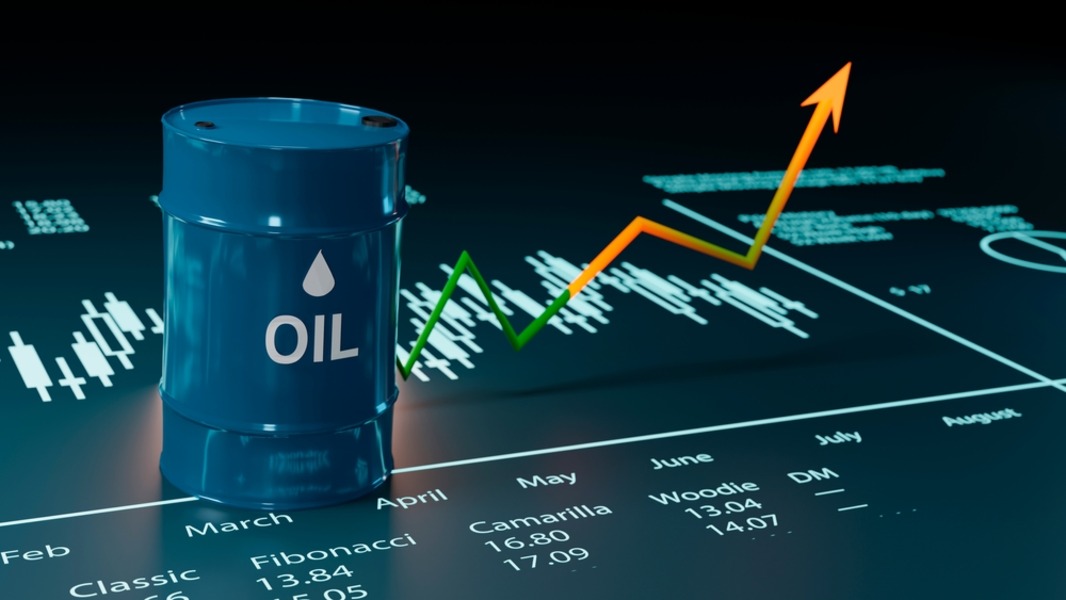Oil gains