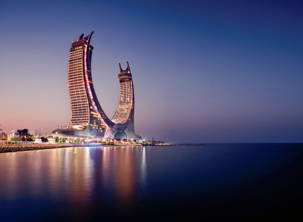 Katara Towers The crescentshaped icon that redefined