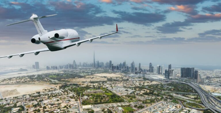 Private jet travel for busy executives