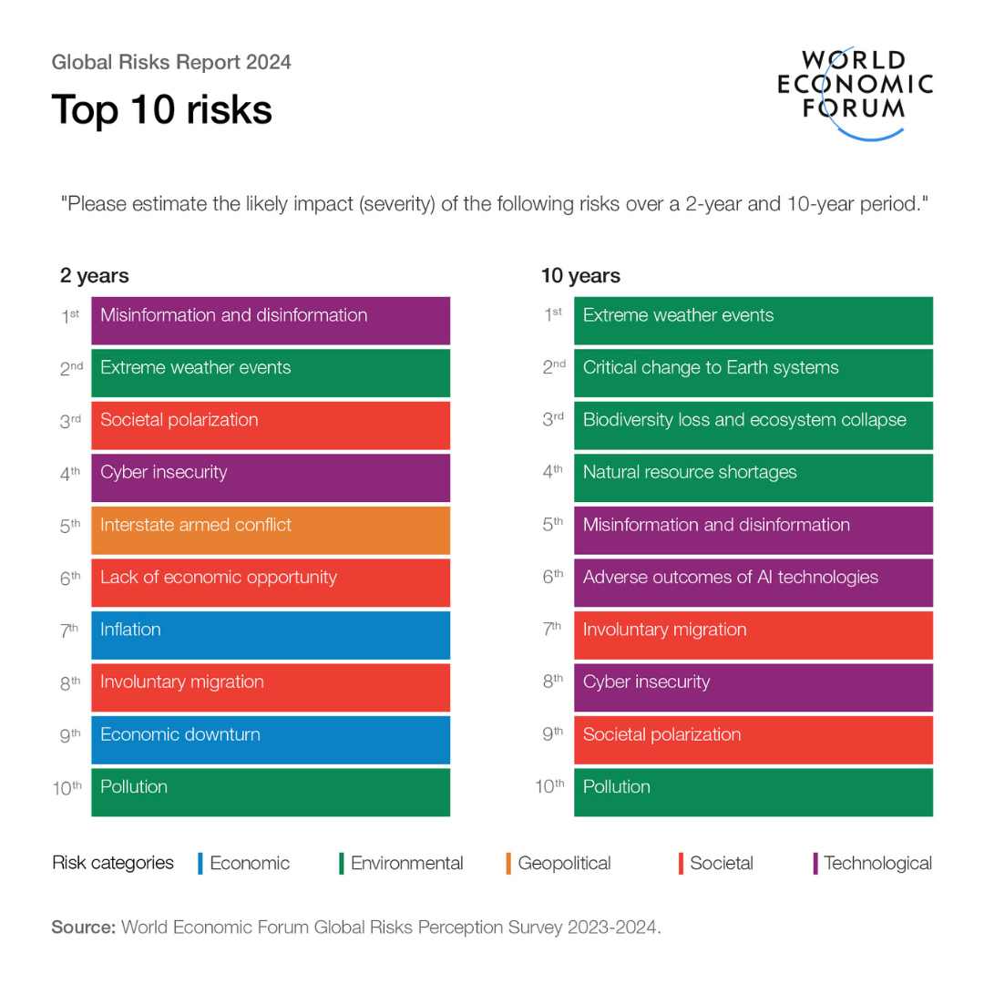 global risks report 2024