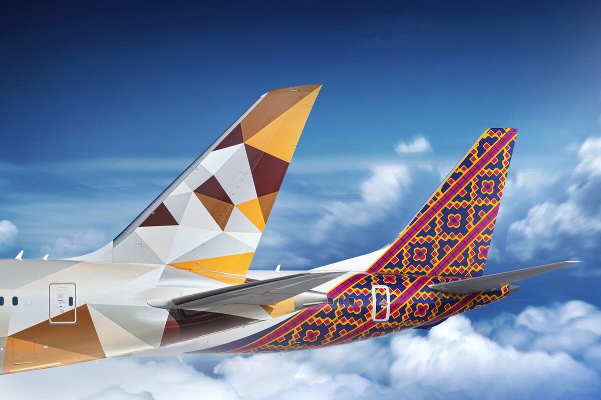 阿联酋阿提哈德航空与马来西亚巴迪克航空建立代码共享合作伙伴关系